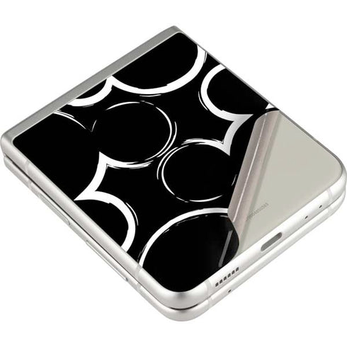 Disney Mickey Mouse Logo Pattern Galaxy Z Flip3 5G Skin